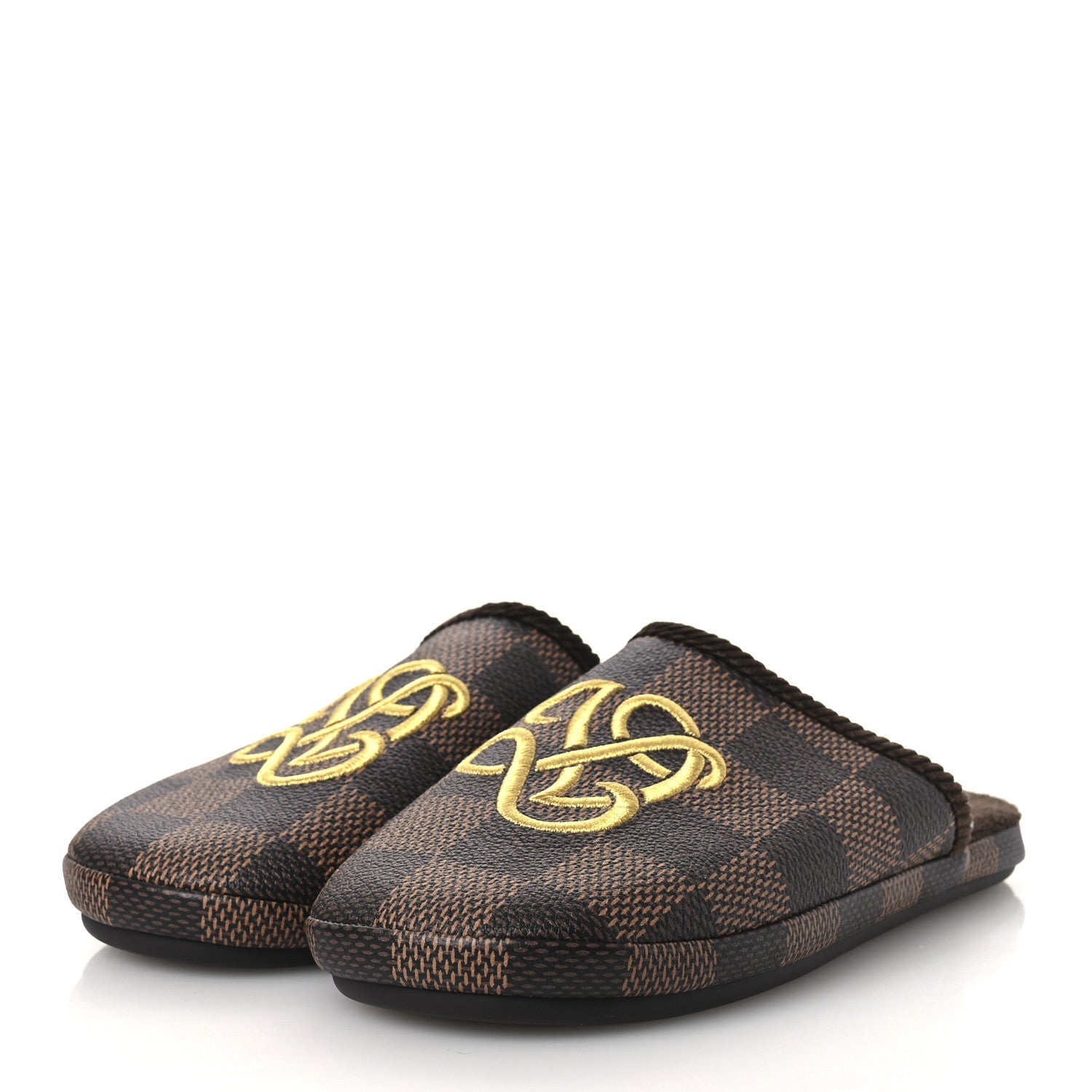 Damier Ebene Palace Slippers 8 Mocha £¨ Direct shipment via from wholesalehk.shop
