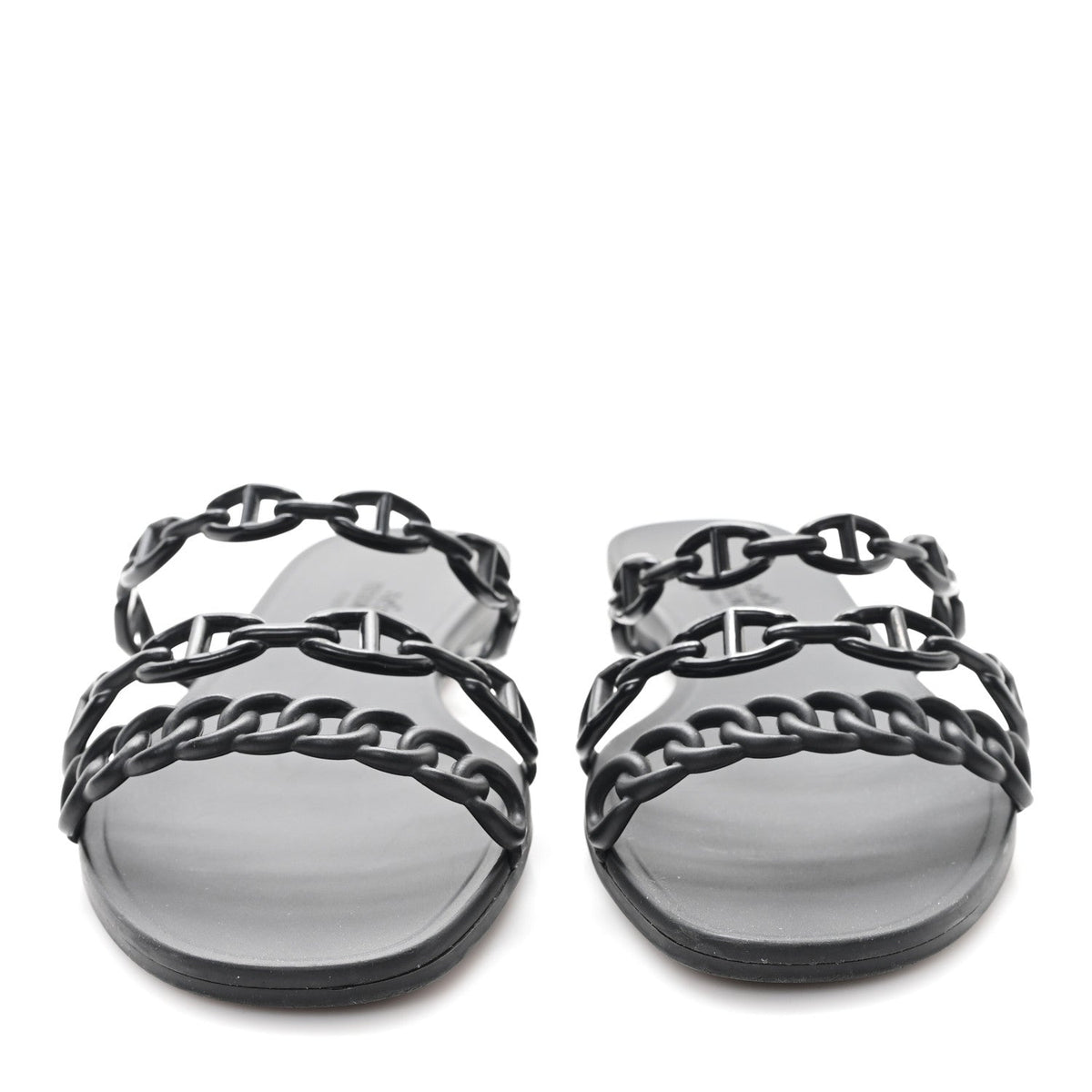 Rubber Chaine d'Ancre Rivage Sandals 38 Black wholesalehk.shop