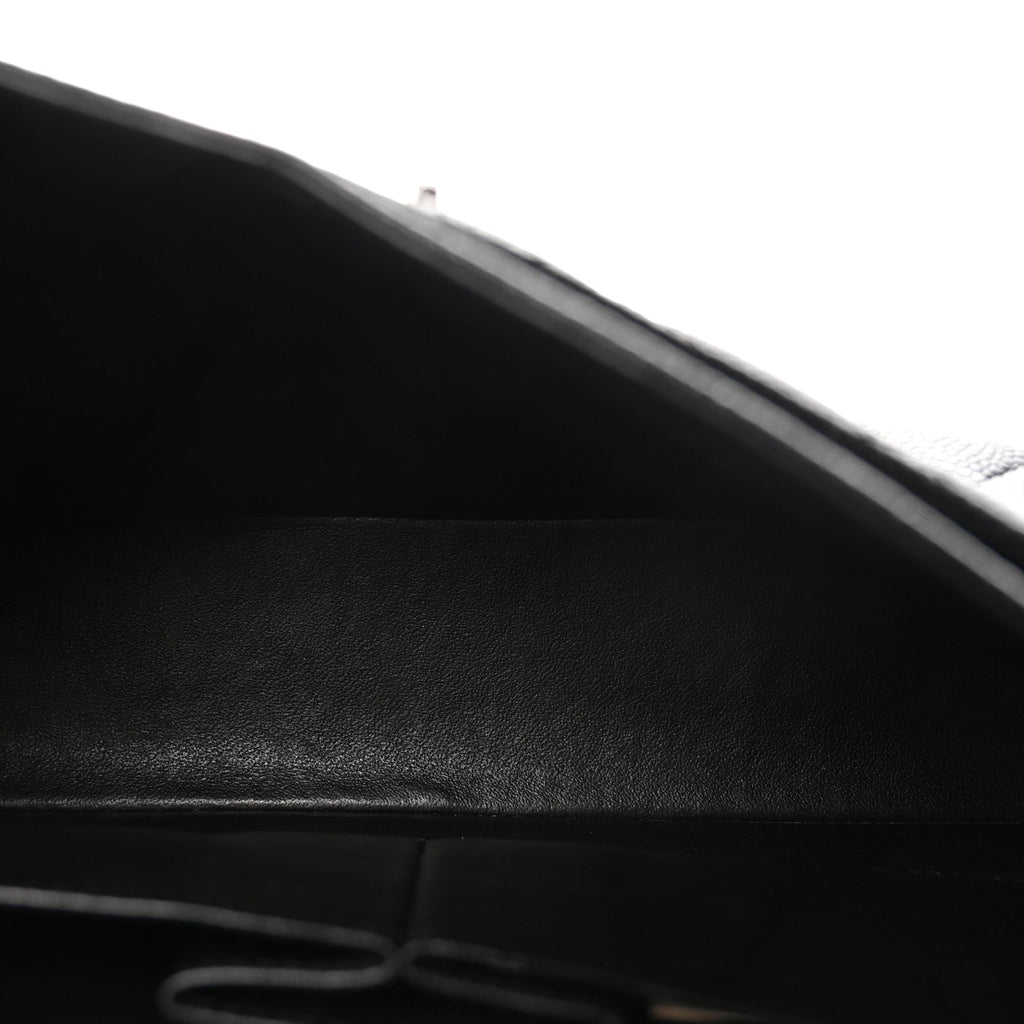 Caviar Quilted Medium Double Flap Black wholesalehk.shop