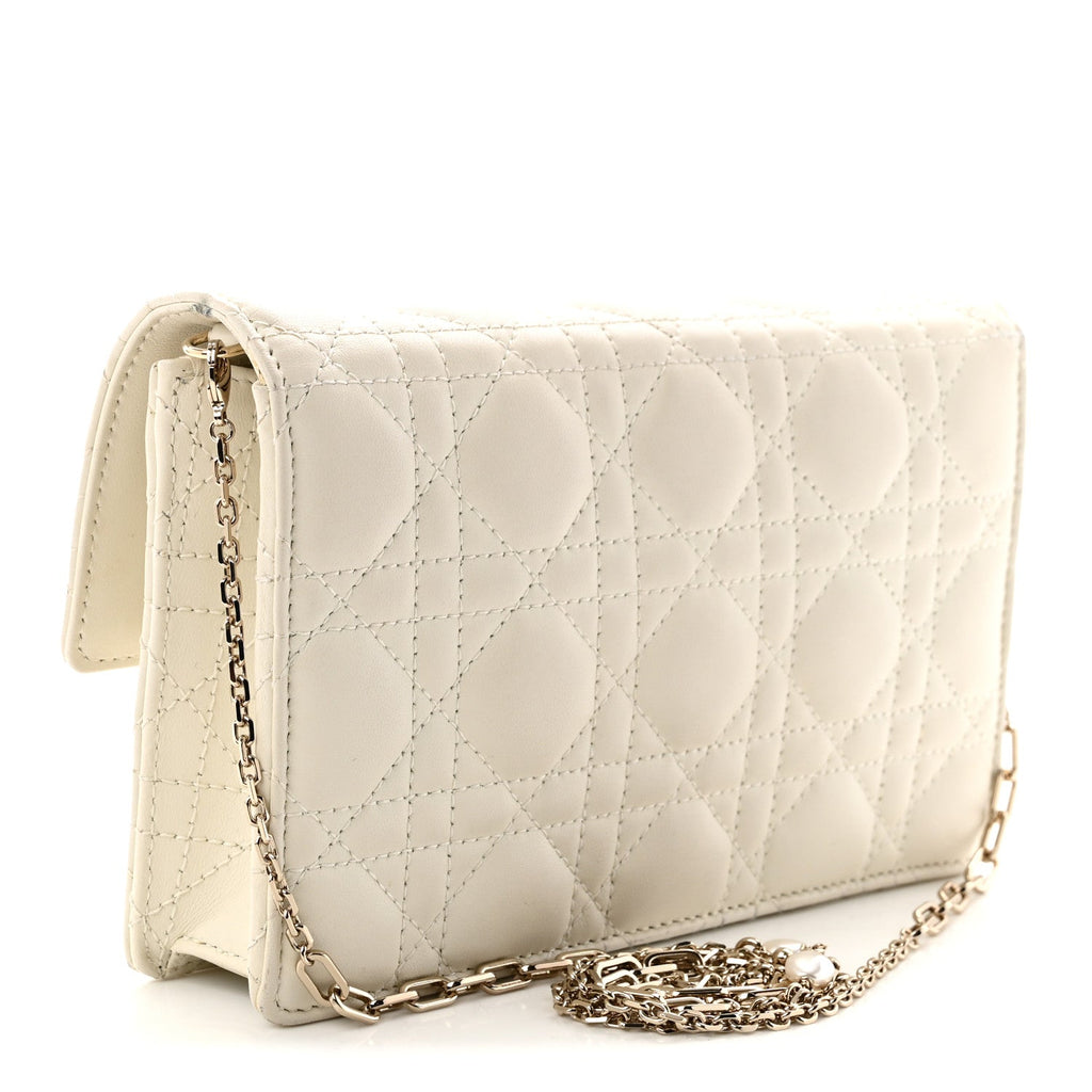 Lambskin Cannage Chain My Dior Daily Chain Pouch Latte wholesalehk.shop
