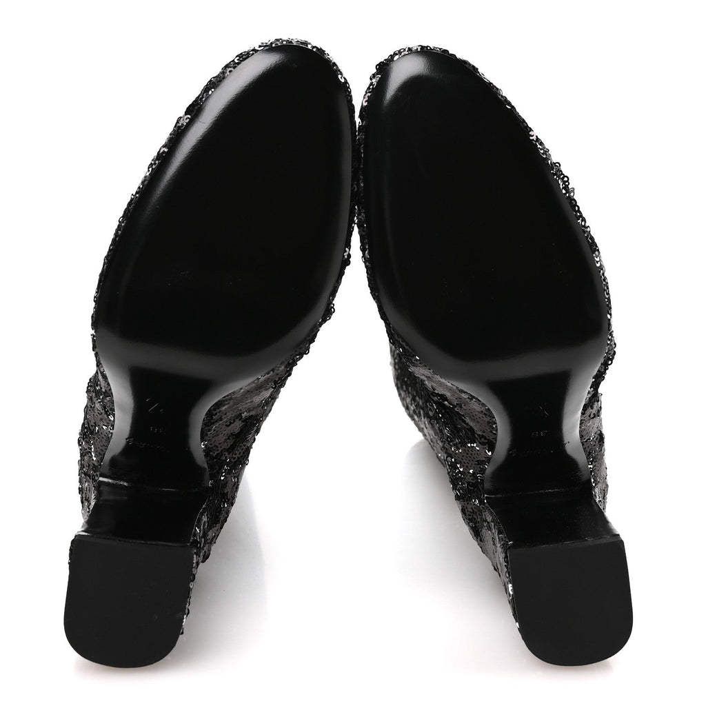 Sequin Donna High Boots 38 Black £¨ Direct shipment via from wholesalehk.shop