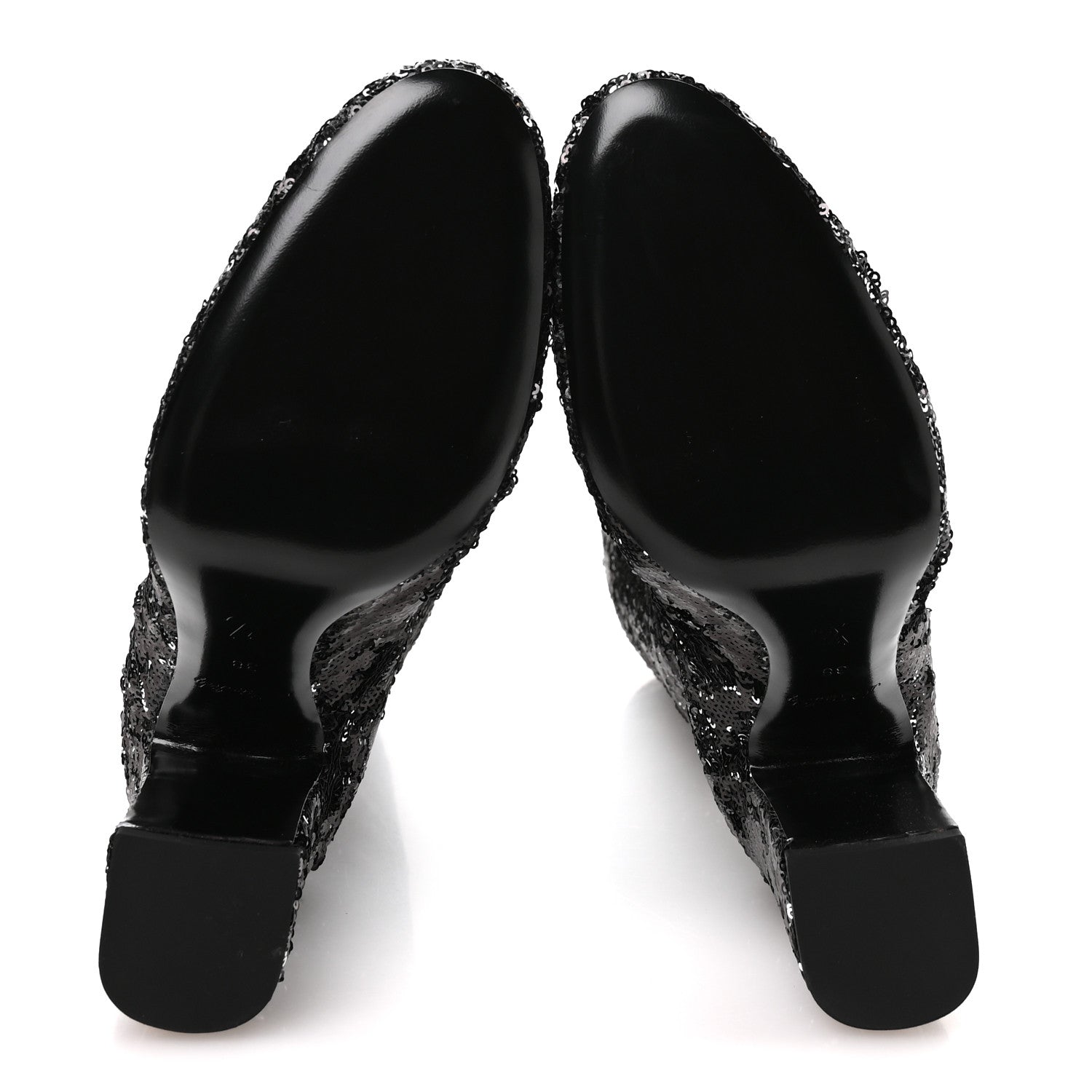Sequin Donna High Boots 38 Black £¨ Direct shipment via from wholesalehk.shop