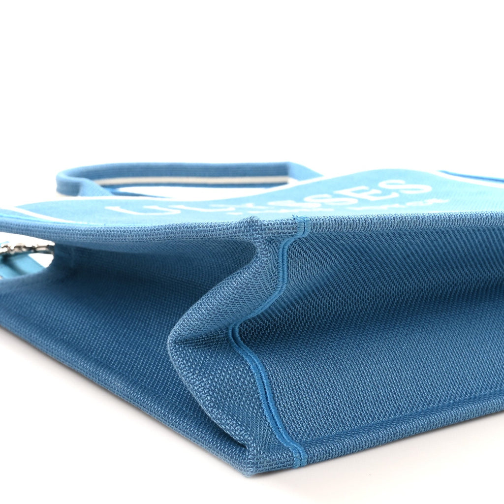 Canvas Embroidered Medium Ulysses Book Tote Blue £¨ Direct shipment via from wholesalehk.shop