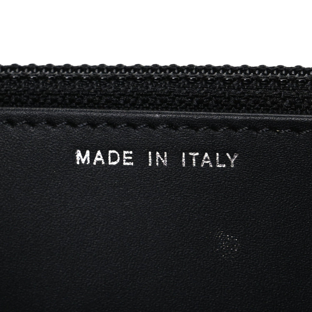 Patent Quilted Wallet On Chain WOC Black wholesalehk.shop