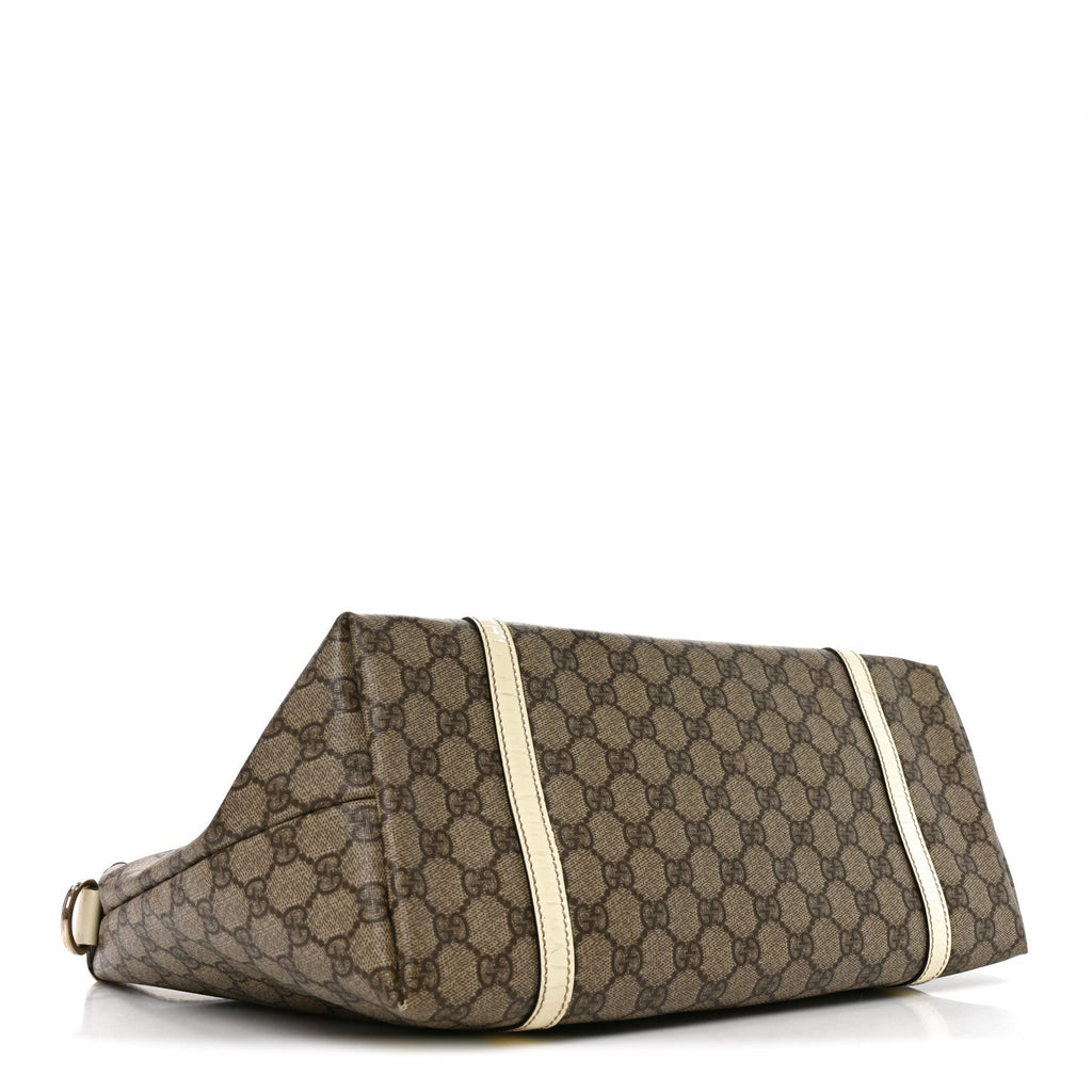 GG Plus Monogram Medium Joy Tote Off White wholesalehk.shop