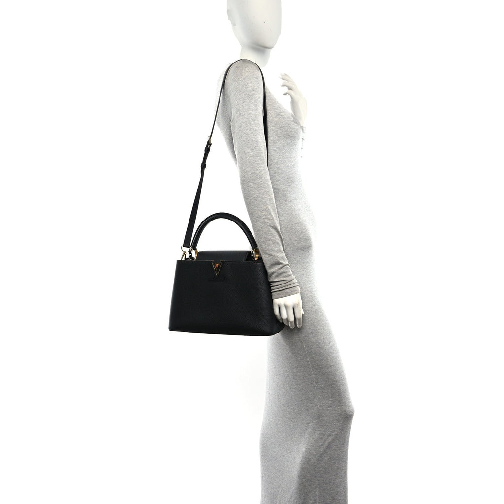 Taurillon Capucines BB Black £¨ Direct shipment via from wholesalehk.shop