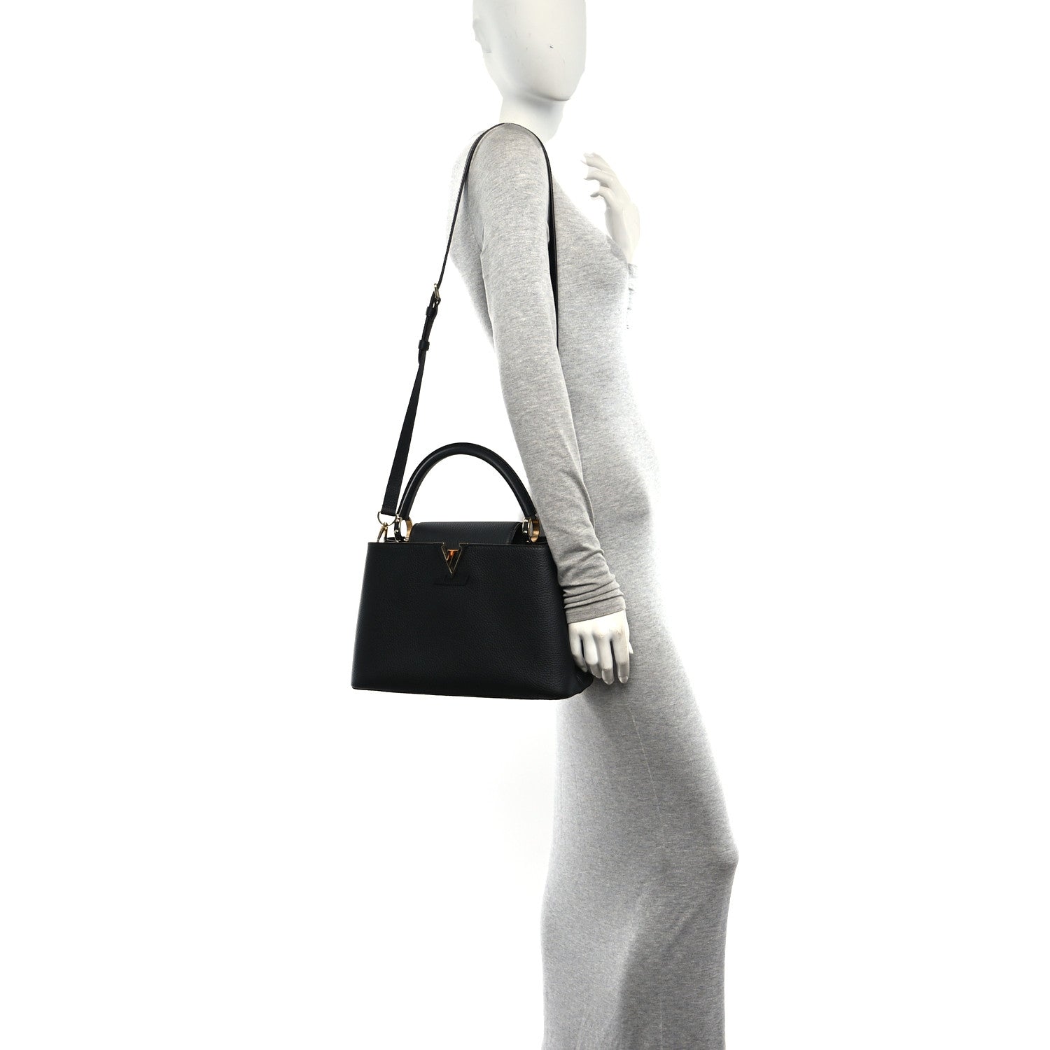 Taurillon Capucines BB Black £¨ Direct shipment via from wholesalehk.shop