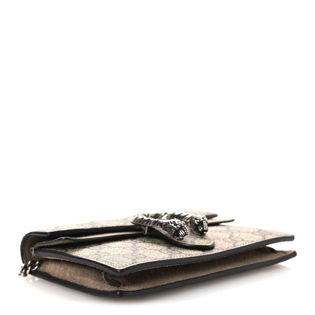 GG Supreme Monogram Super Mini Dionysus Shoulder Bag Taupe wholesalehk.shop