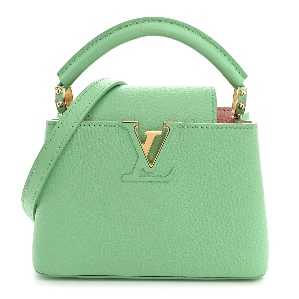 Taurillon Mini Capucines Vert Pomme £¨ Direct shipment via from wholesalehk.shop