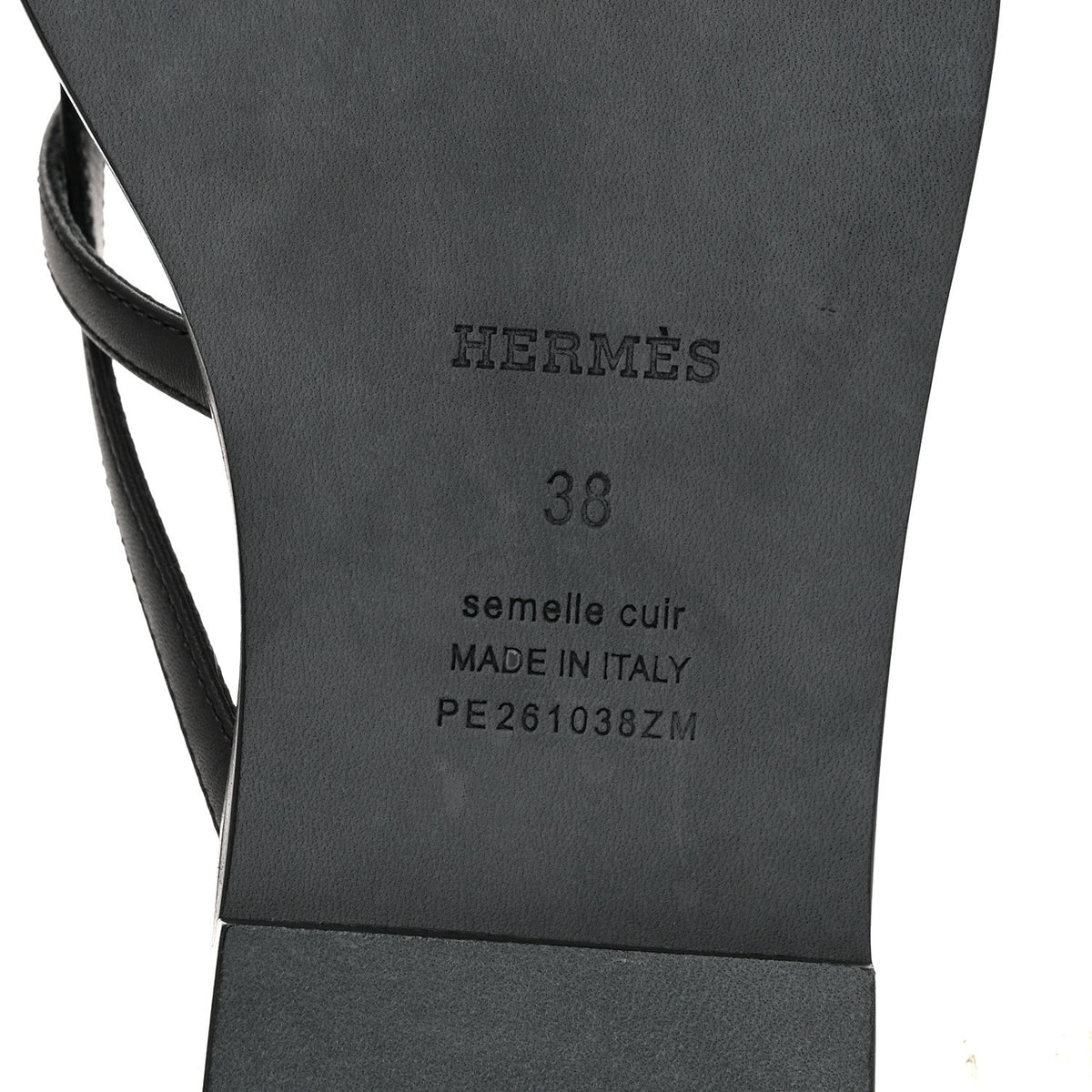 Calfskin Miss Sandals 38 Black wholesalehk.shop