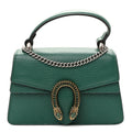 Dollar Calfskin Crystal Mini Dionysus Top Handle Bag Emerald wholesalehk.shop