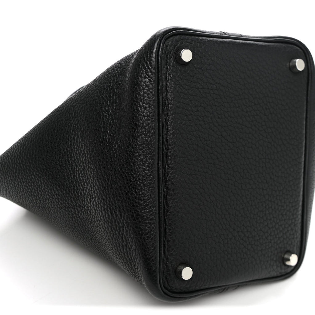 Taurillon Clemence Picotin Lock 18 PM Black £¨ Direct shipment via from wholesalehk.shop