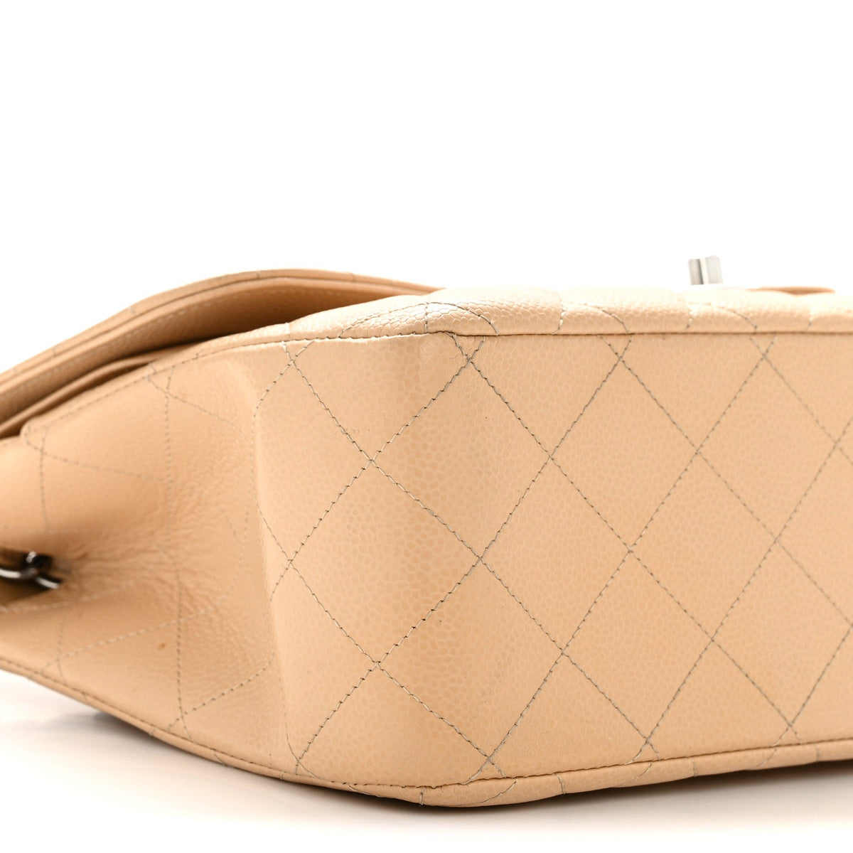 Caviar Quilted Jumbo Double Flap Beige Clair wholesalehk.shop