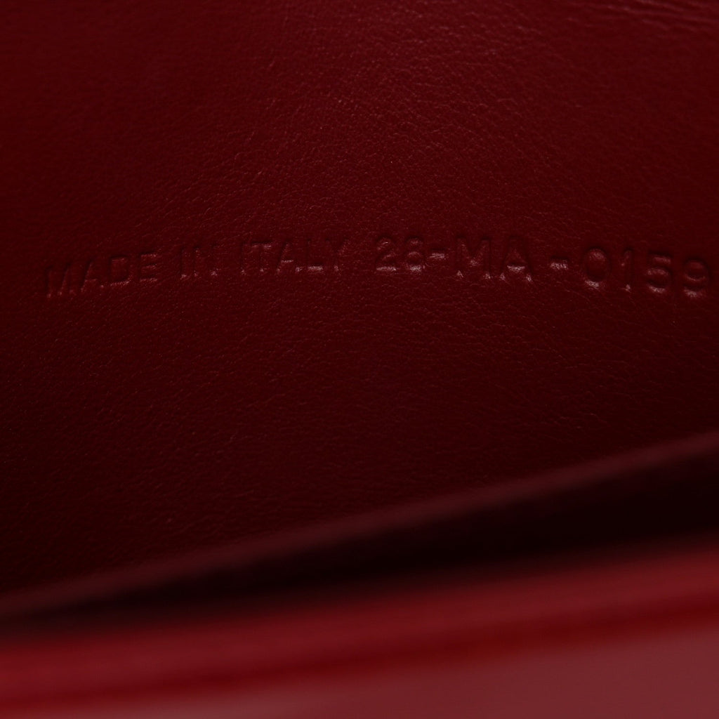Patent Cannage Lady Dior Clutch Red Red wholesalehk.shop