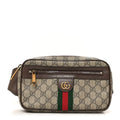 Soft GG Supreme Monogram Medium Ophidia Belt Bag Dark Brown wholesalehk.shop