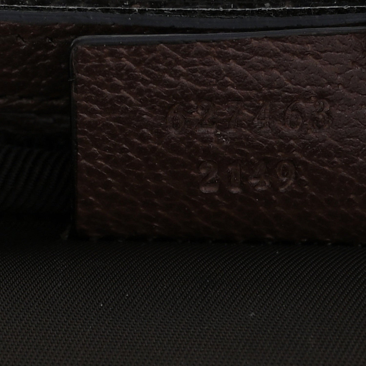 GG Supreme Monogram Textured Calfskin Web Ophidia Vanity Cosmetic Case Beige Ebony New Acero wholesalehk.shop