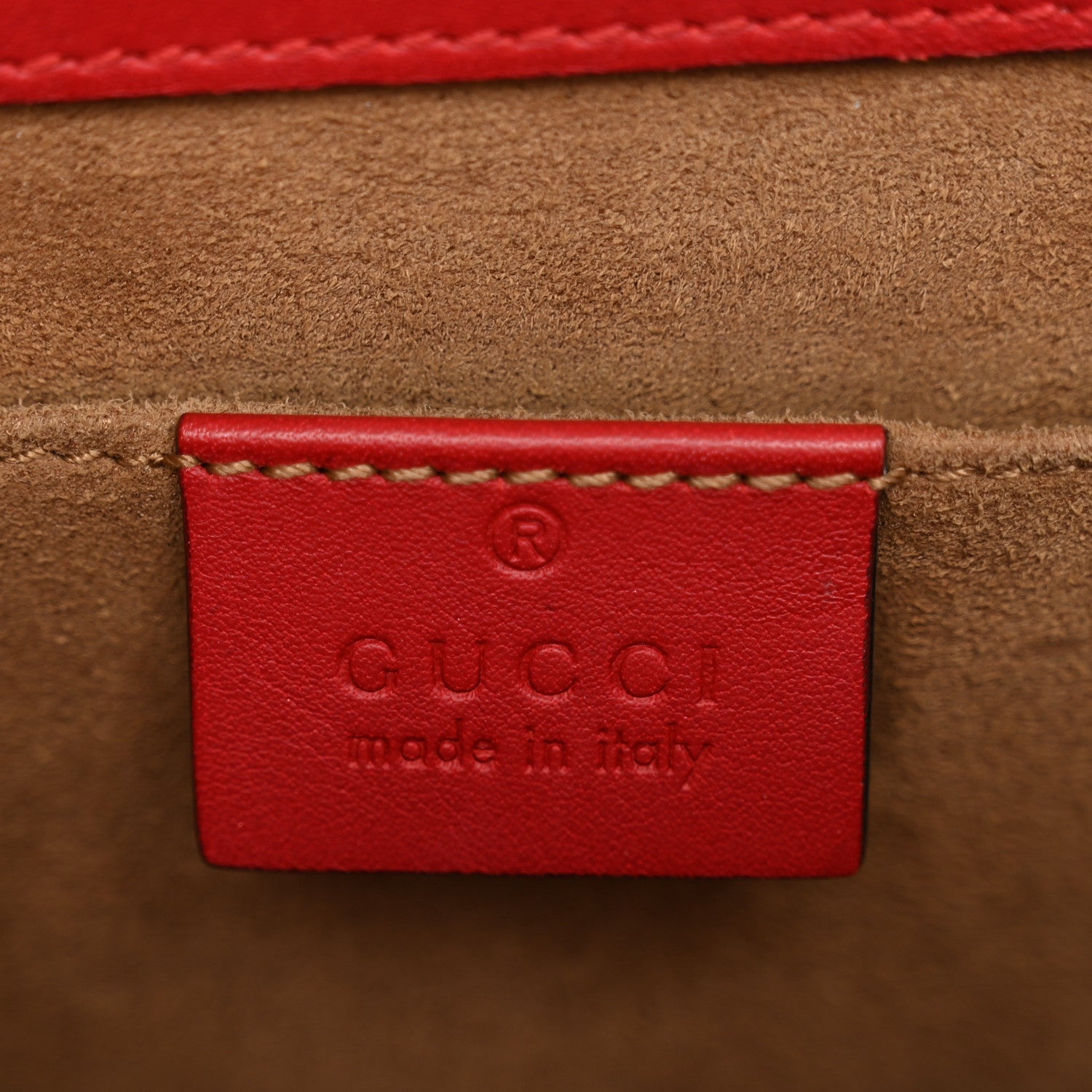 GG Supreme Monogram Calfskin Small Padlock Shoulder Bag Beige Hibiscus Red New Rosette £¨ Direct shipment via from wholesalehk.shop