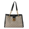GG Supreme Monogram Medium Padlock Tote Black £¨ Direct shipment via from wholesalehk.shop