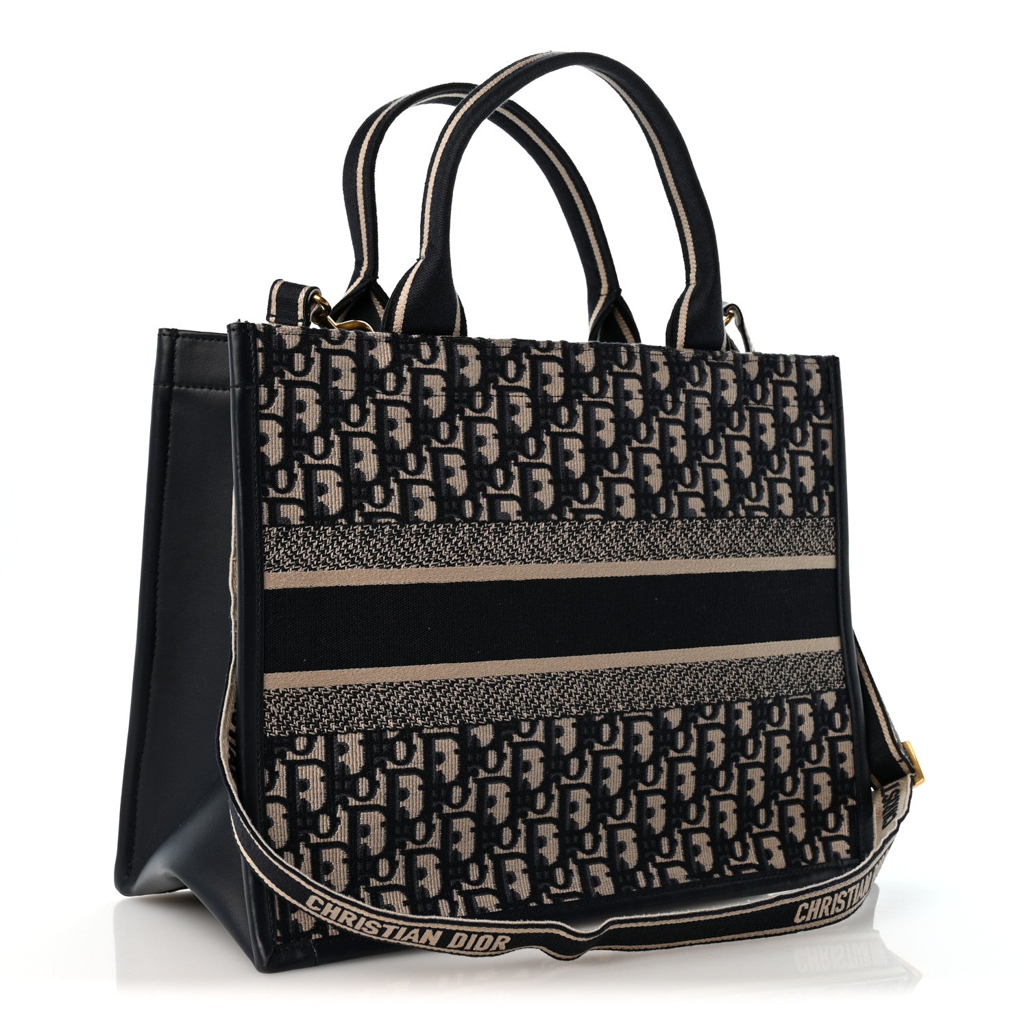 Oblique Calfskin Medium Book Tote With Strap Blue Multicolor £¨ Direct shipment via from wholesalehk.shop