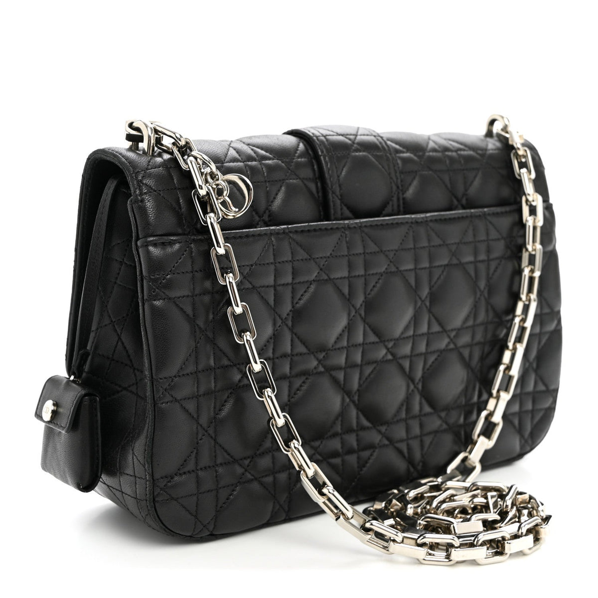 Lambskin Cannage Medium Miss Dior Flap Black wholesalehk.shop