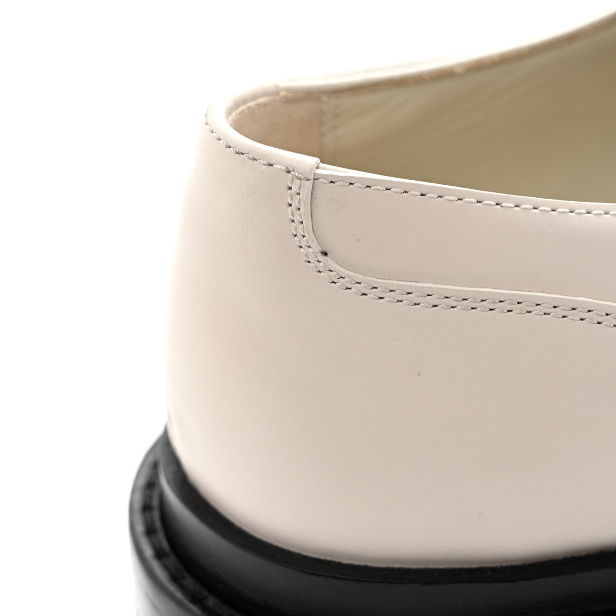 Glossed Calfskin First Derby 36.5 Beige Glaise wholesalehk.shop