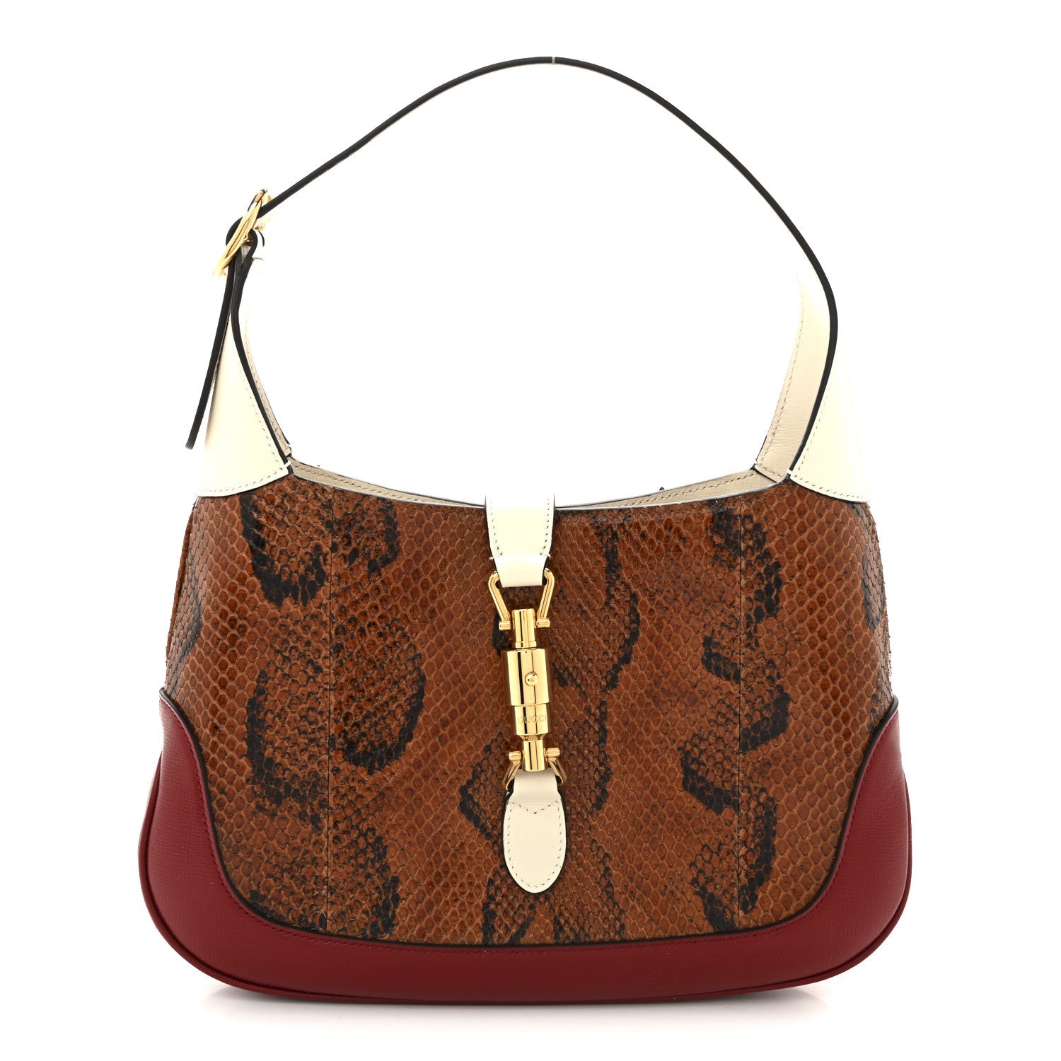 Snakeskin Calfskin Small Jackie 1961 Hobo Brown Multicolor £¨ Direct shipment via from wholesalehk.shop