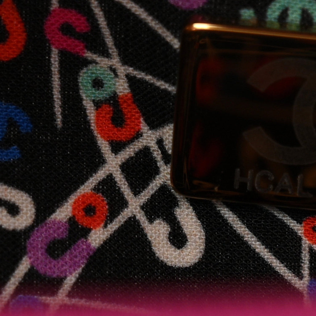 Caviar Quilted Chain Embossed CC Wallet On Chain WOC Fuchsia wholesalehk.shop