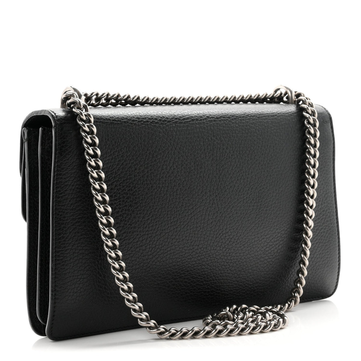 Pebbled Calfskin Small Dionysus Shoulder Bag Black wholesalehk.shop