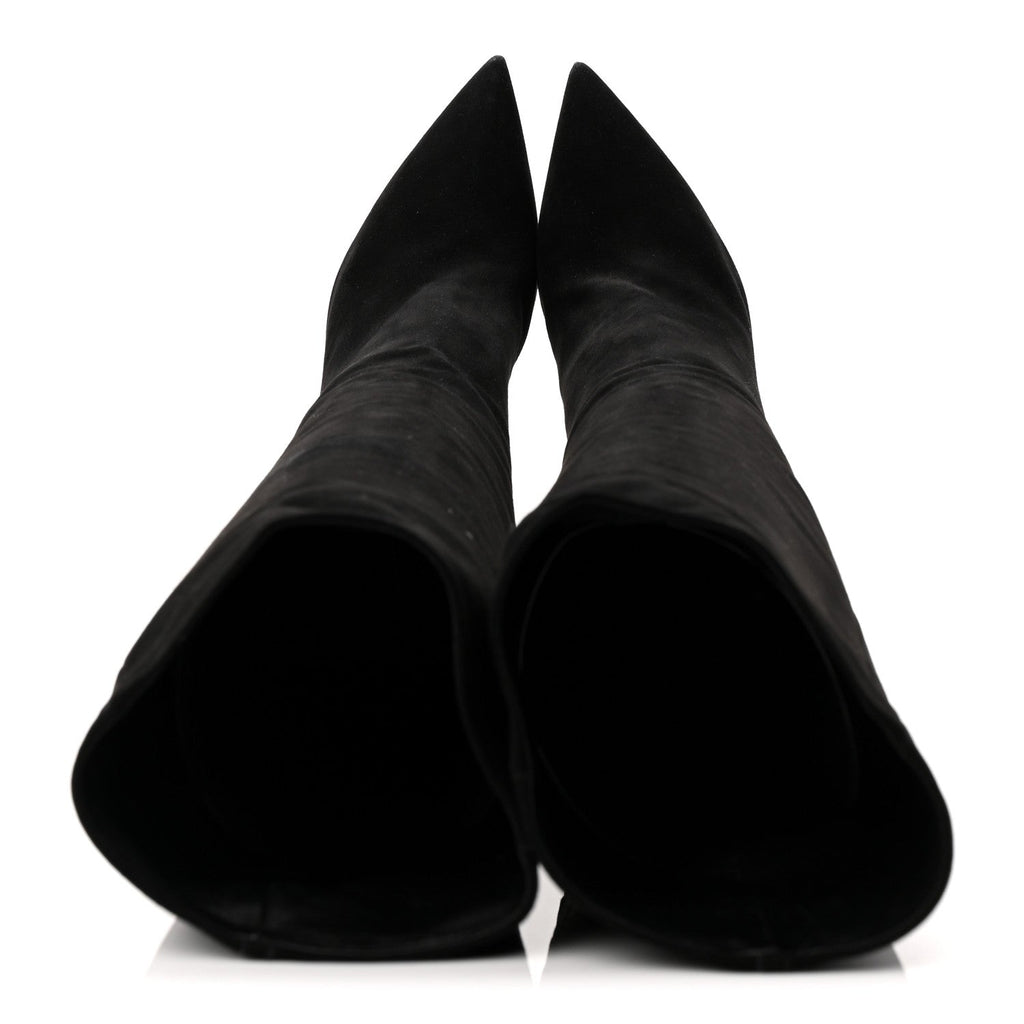Suede High Boots 41 Black £¨ Direct shipment via from wholesalehk.shop