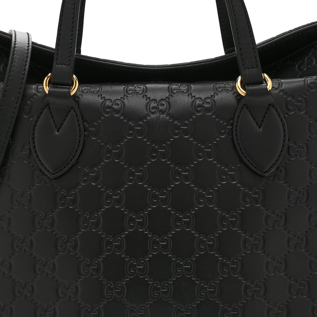 Guccissima Linea A Foldover Tote Black £¨ Direct shipment via from wholesalehk.shop