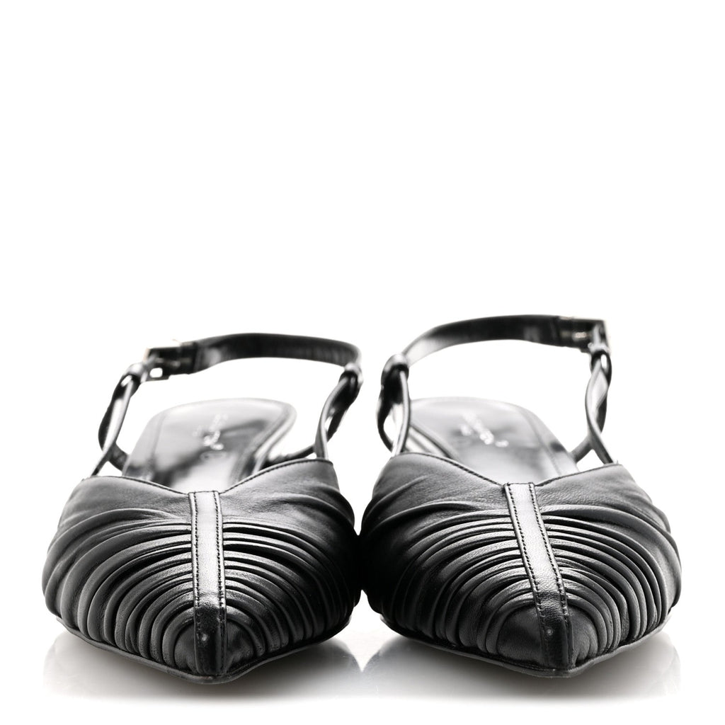 Calfskin Allure D'Orsay Slingback Pump 37.5 Black £¨ Direct shipment via from wholesalehk.shop