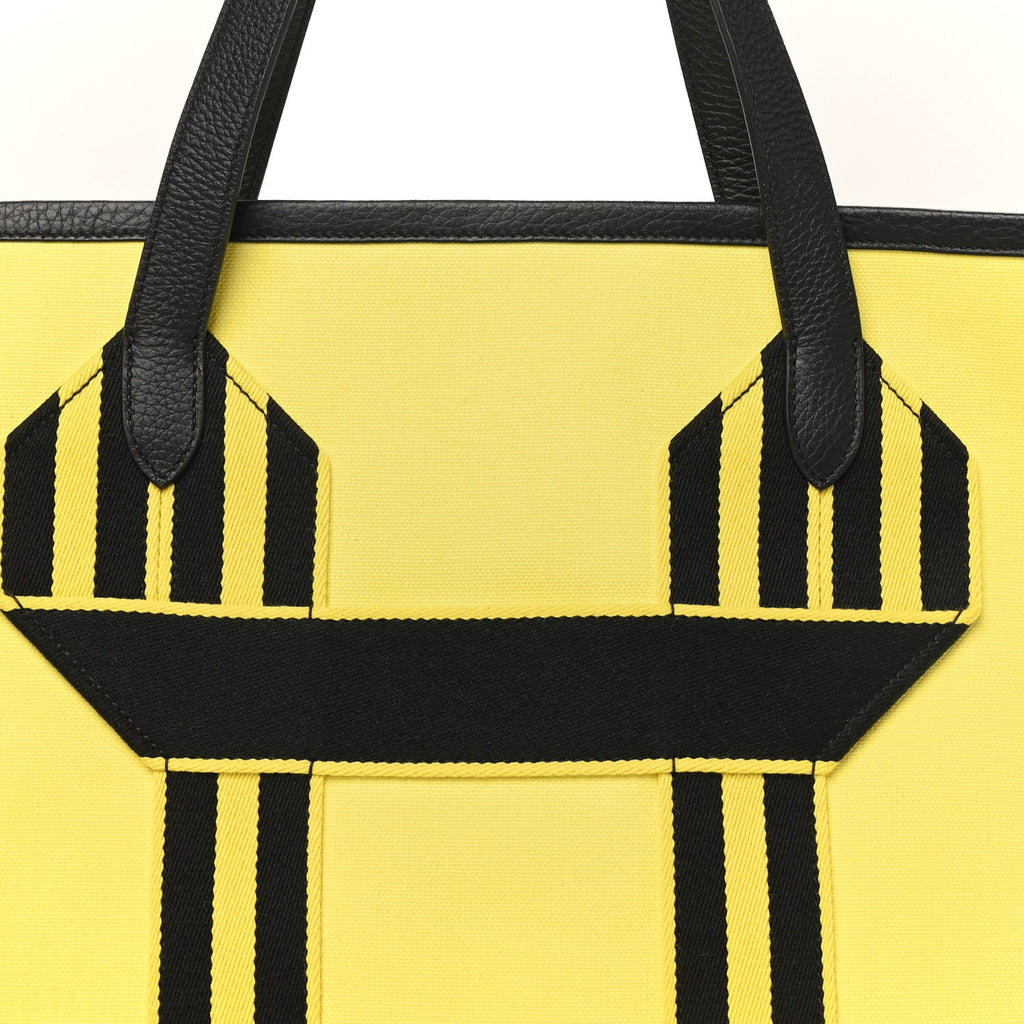 Militaire Canvas Taurillon Clemence  Wooly Wooly Pursangle MM Tote Jaune Black £¨ Direct shipment via from wholesalehk.shop