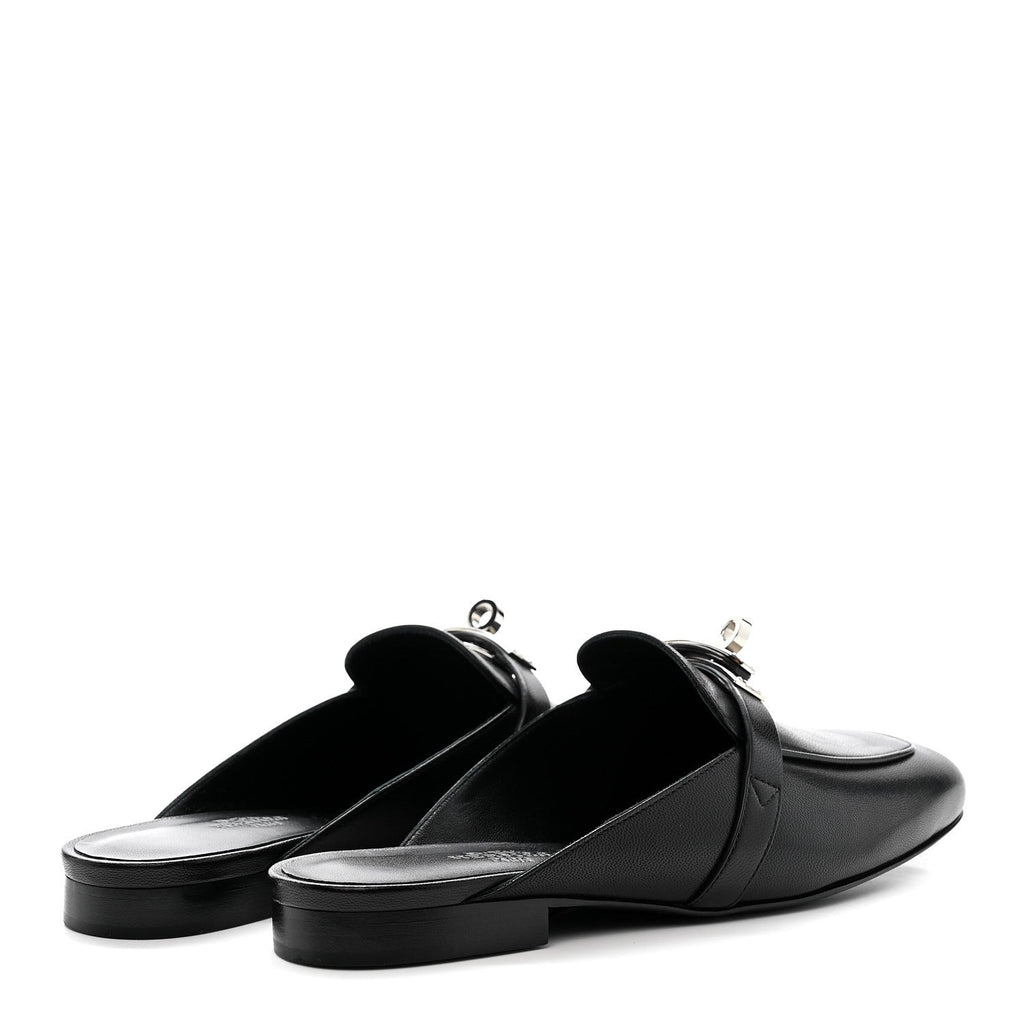Goatskin Oz Mules 35 Black wholesalehk.shop