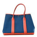 Toile Negonda Garden Party Tote 36 MM  Bleu Zanzibar Capucine £¨ Direct shipment via from wholesalehk.shop