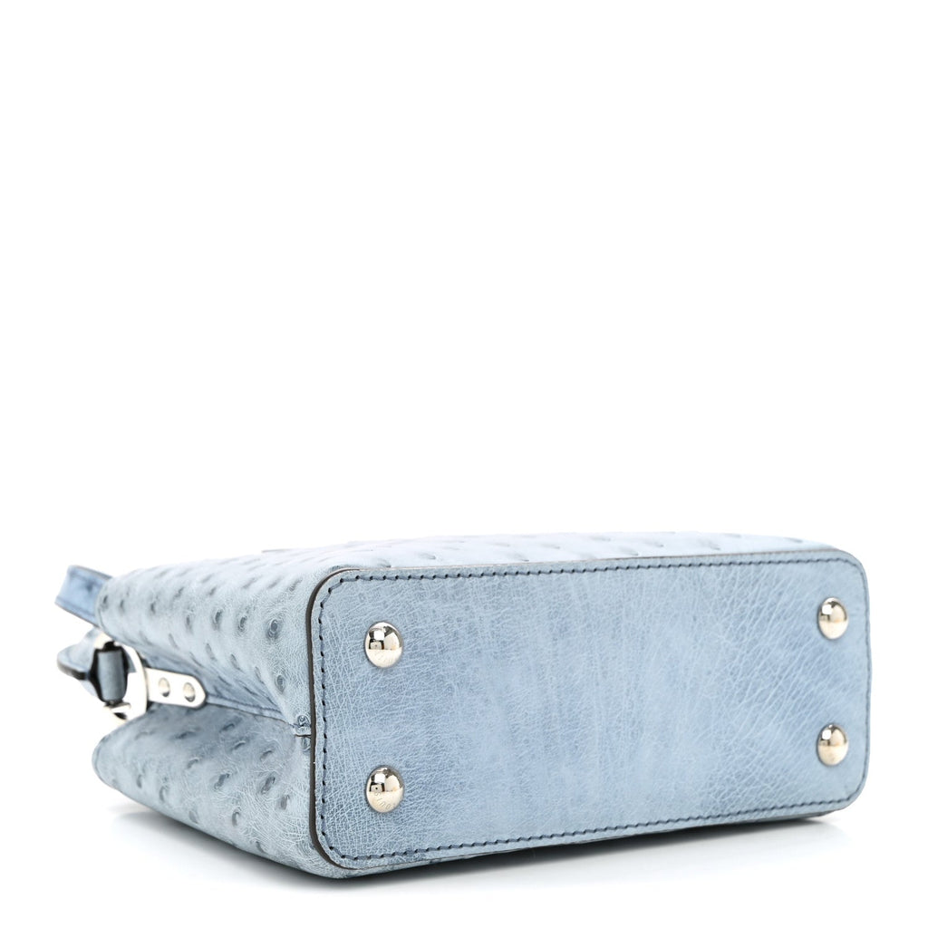 Ostrich Capucines Mini Blue Denim £¨ Direct shipment via from wholesalehk.shop