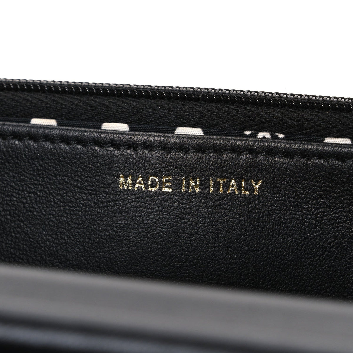 Lambskin Quilted Pearl CC Wallet on Chain WOC Black wholesalehk.shop