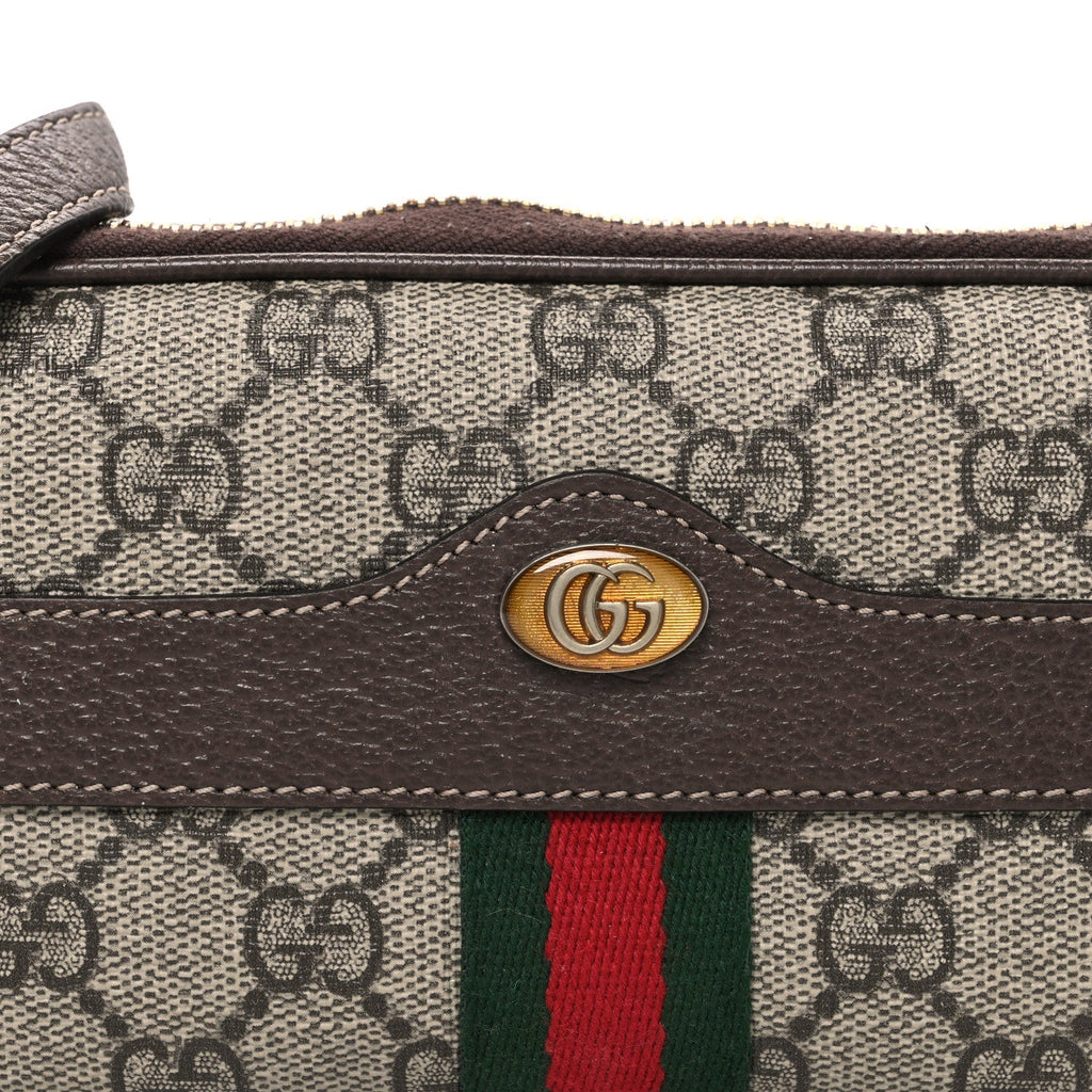 GG Supreme Monogram Web Mini Ophidia GG Bag Brown wholesalehk.shop