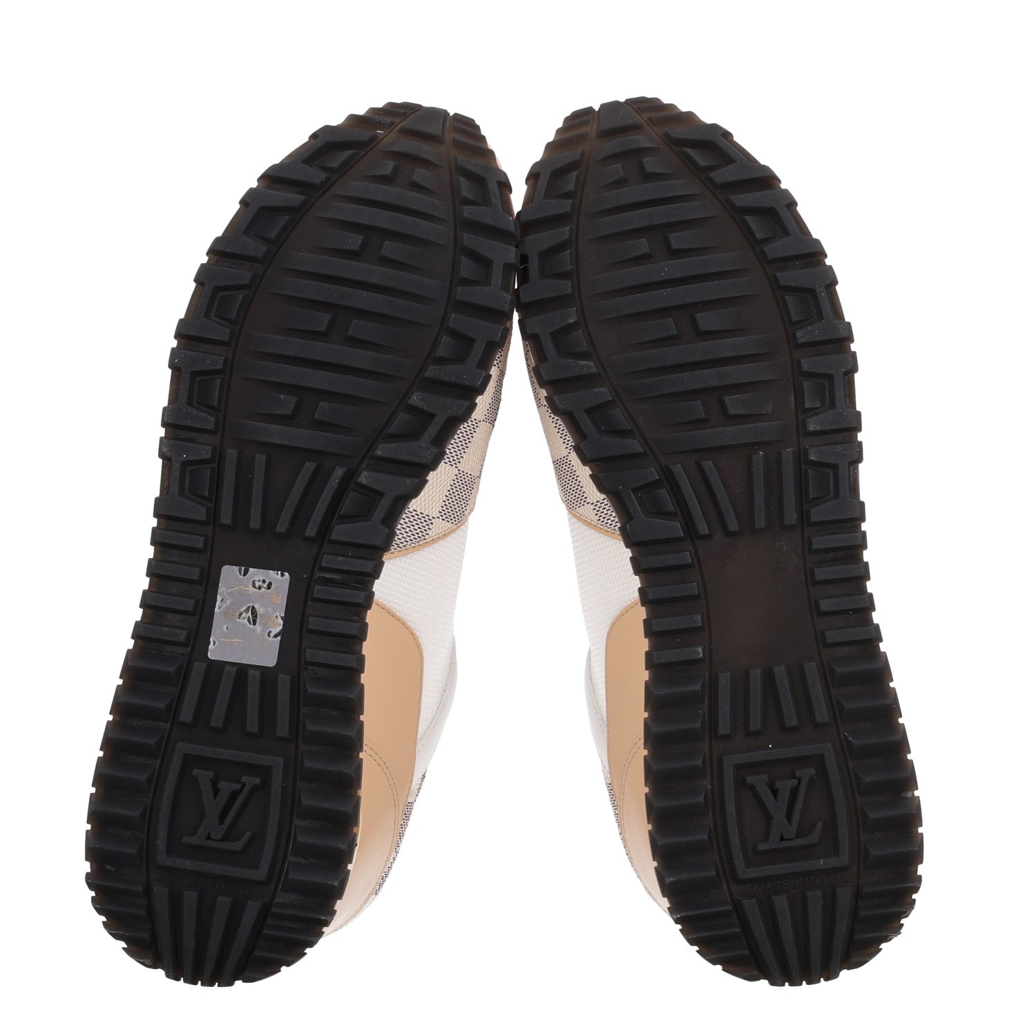 Calfskin Damier Azur Run Away Sneakers 40 White £¨ Direct shipment via from wholesalehk.shop
