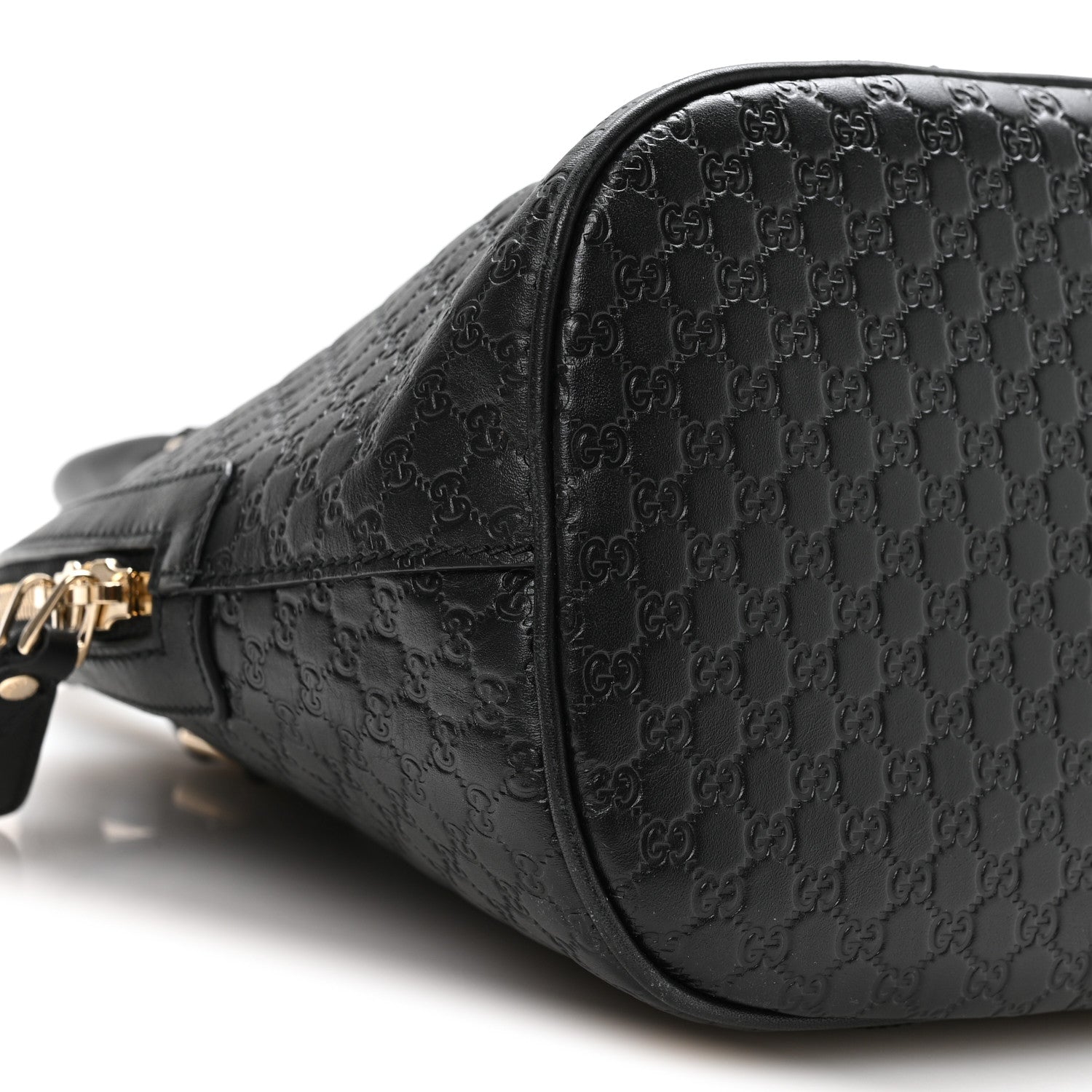 Microguccissima Medium Dome Bag Black £¨ Direct shipment via from wholesalehk.shop