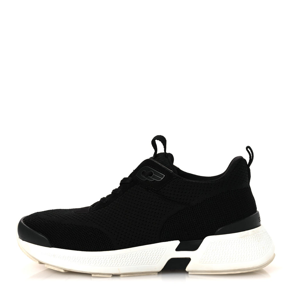 Technical Knit Suede Heros Sneakers 40 Black wholesalehk.shop