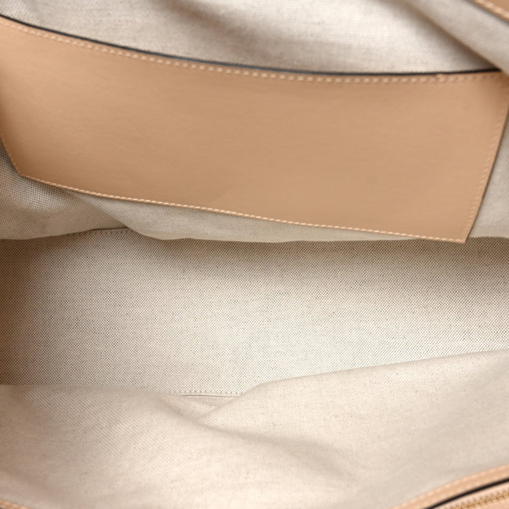 Calfskin GG Matelasse Medium Ophidia Shopping Tote Beige wholesalehk.shop