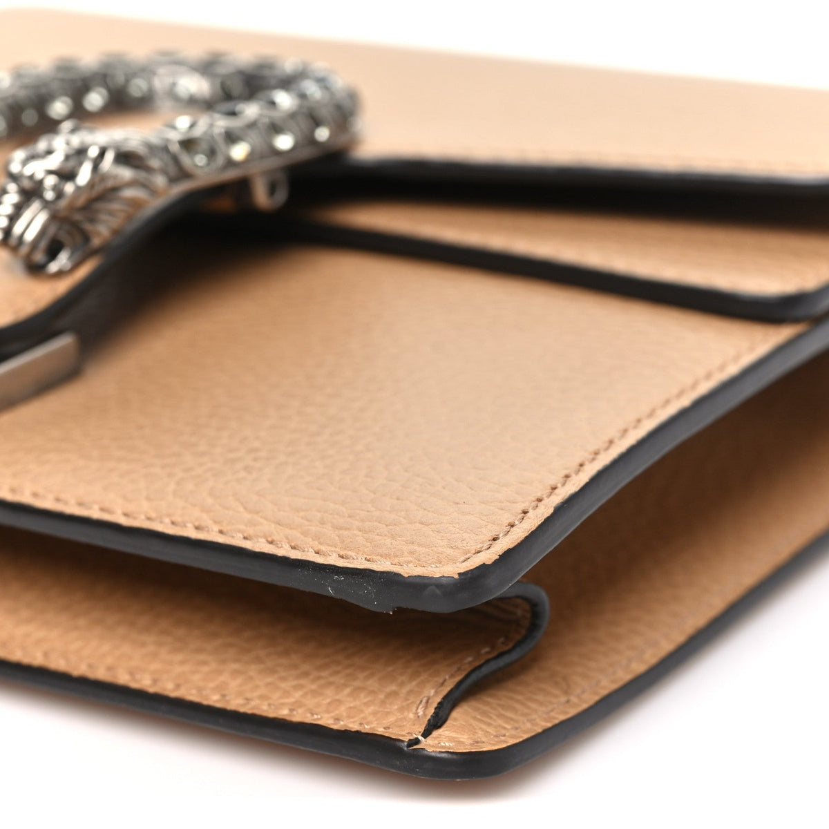 Dollar Calfskin Crystal Mini Dionysus Shoulder Bag Natural Tan Black Diamond wholesalehk.shop