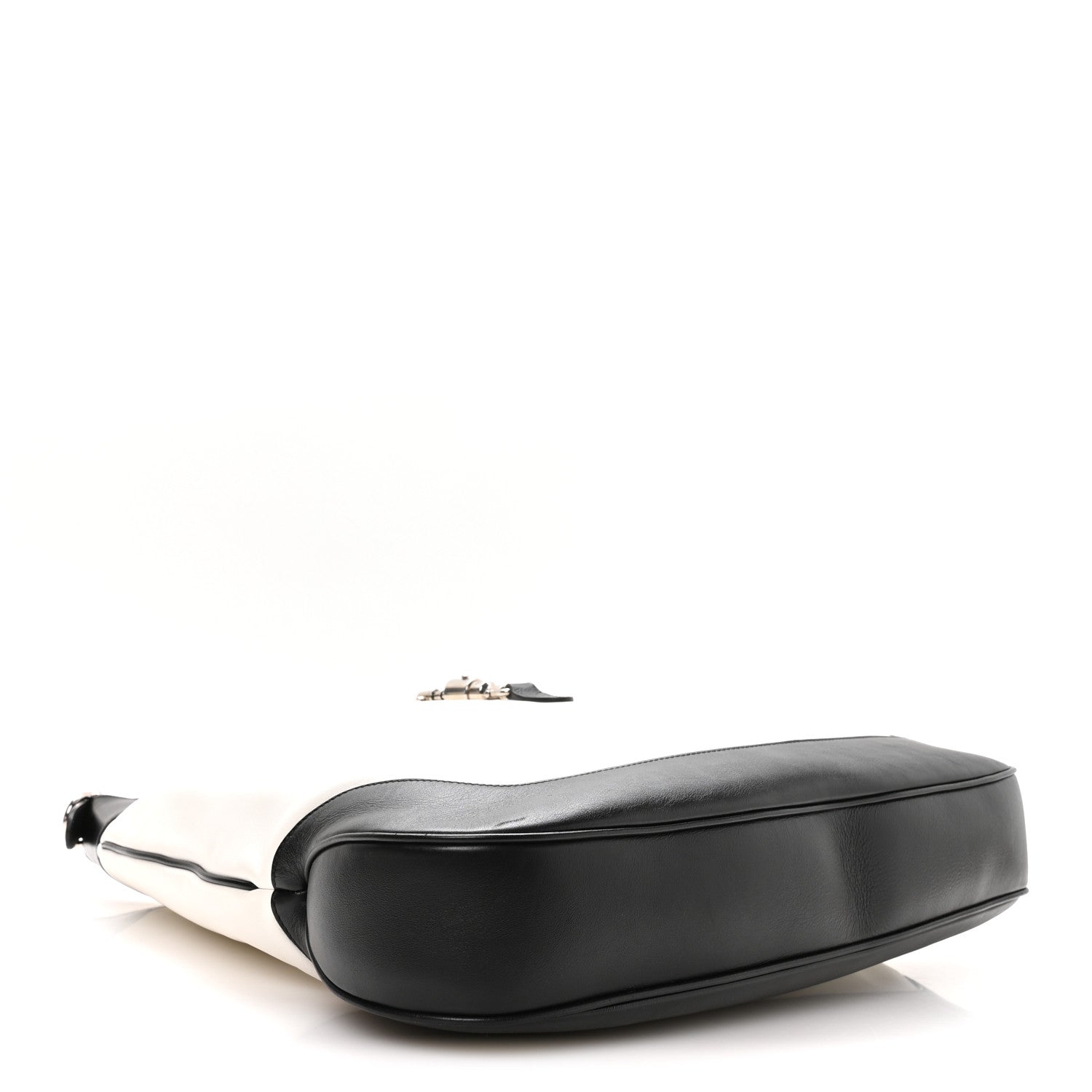 Calfskin Large Jackie 1961 Shoulder Bag Black White £¨ Direct shipment via from wholesalehk.shop