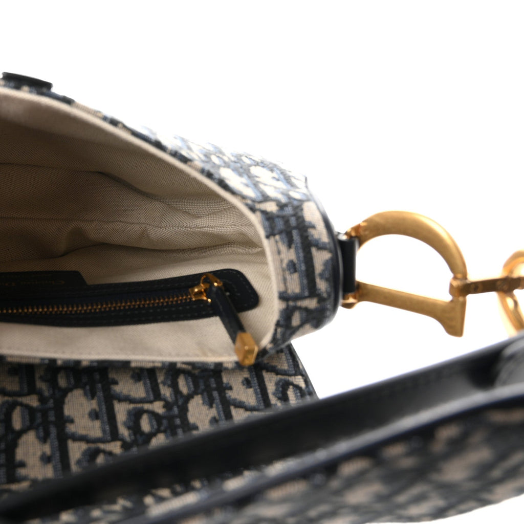 Oblique Saddle Bag With Strap Blue wholesalehk.shop