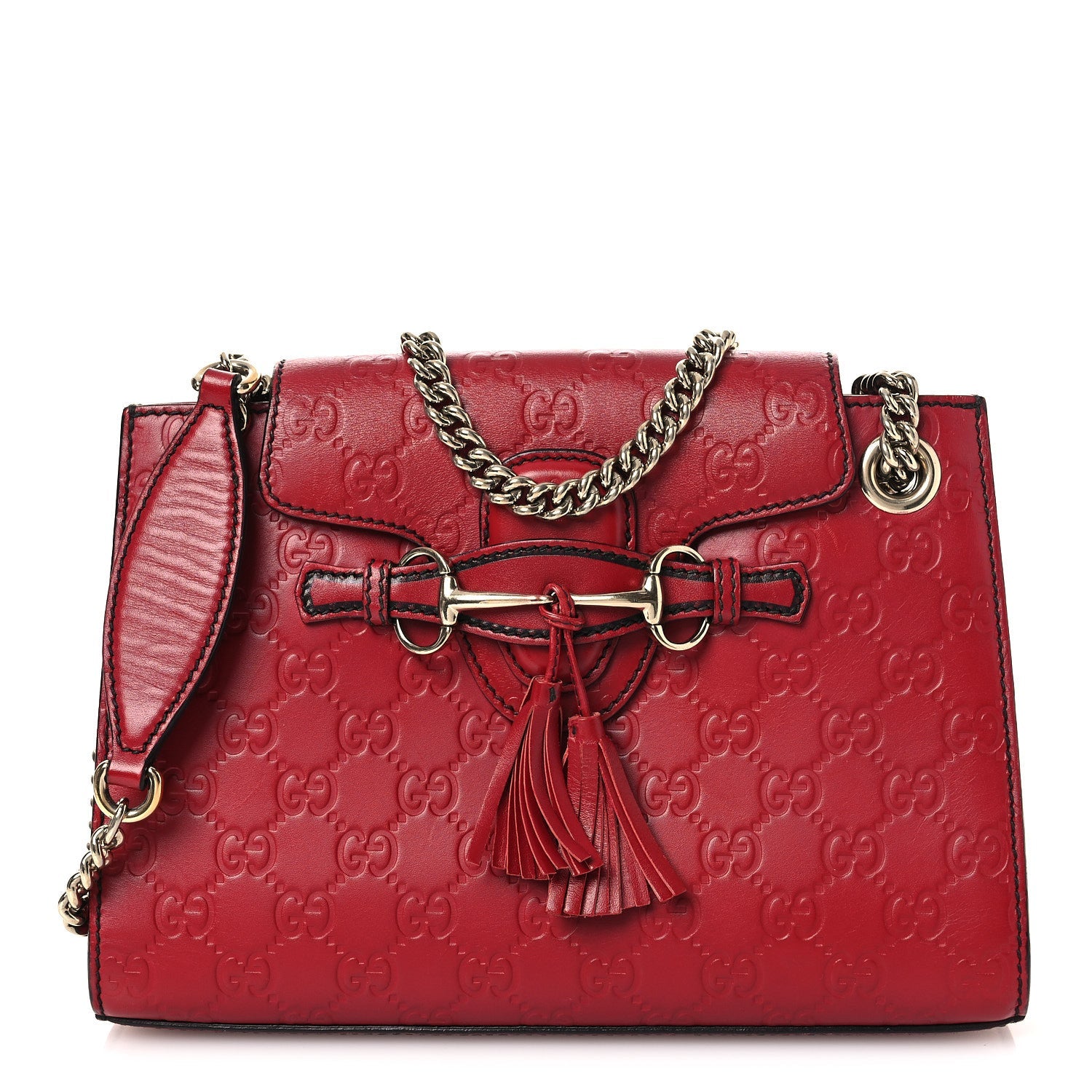 Guccissima Small Emily Shoulder Bag Red £¨ Direct shipment via from wholesalehk.shop