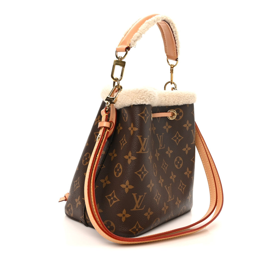 Monogram Shearling Cozygram Neonoe BB £¨ Direct shipment via from wholesalehk.shop