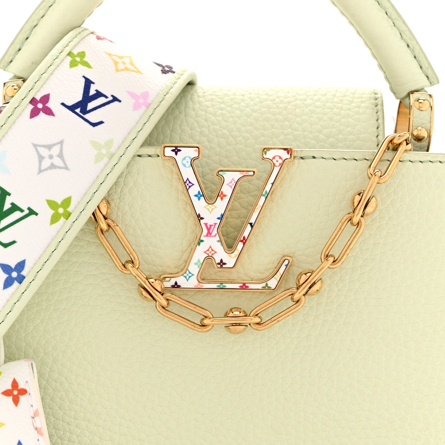 LV X TM Taurillon Mini Capucines Green £¨ Direct shipment via from wholesalehk.shop