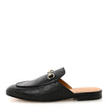 Glamour Calfskin Guccissima Womens Princetown Slippers 39 Black £¨ Direct shipment via from wholesalehk.shop