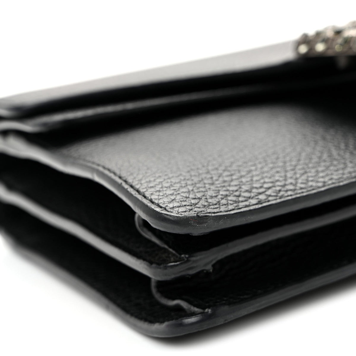 Pebbled Calfskin Small Dionysus Shoulder Bag Black wholesalehk.shop