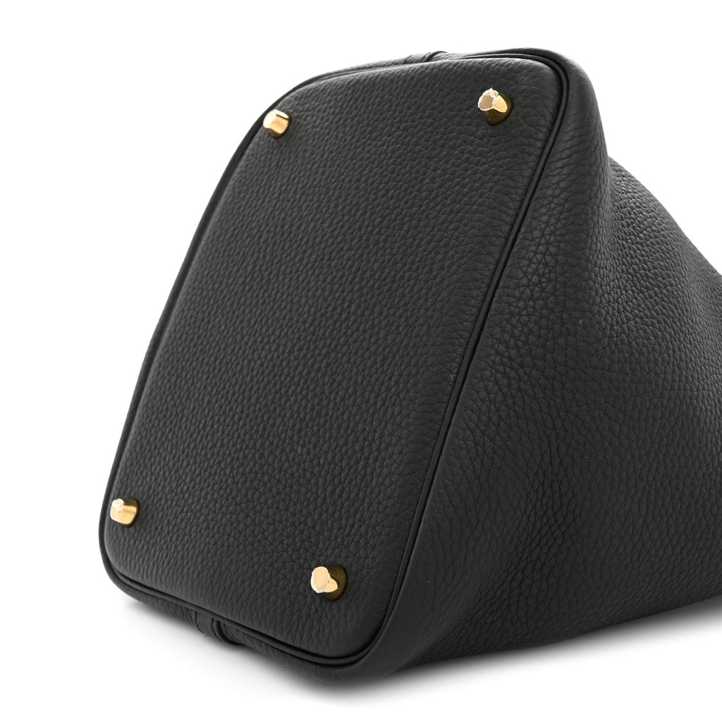 Taurillon Clemence Picotin Lock 22 MM Black £¨ Direct shipment via from wholesalehk.shop